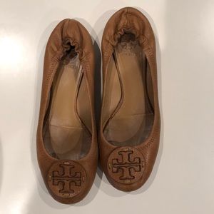 REAL Tory Burch flats! Cute tan color!
